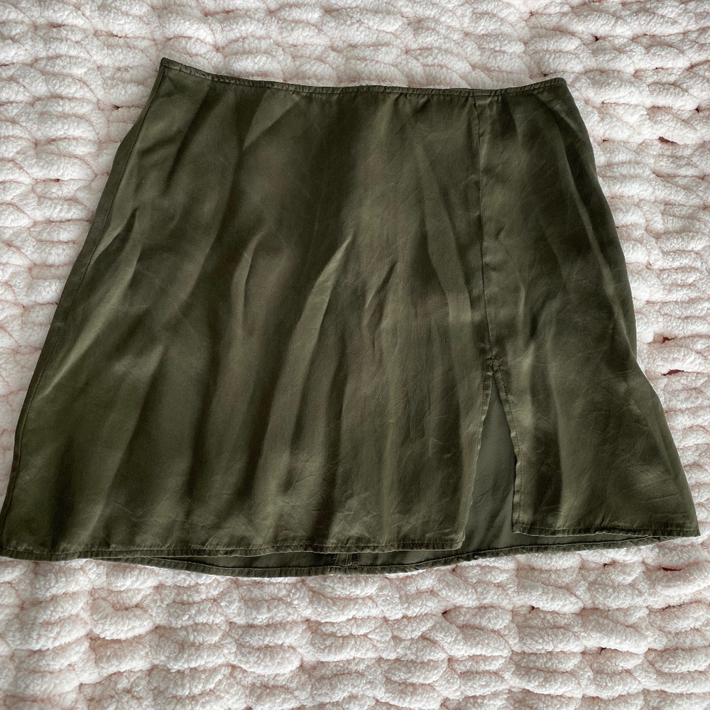 Reformation Silk Skirt
